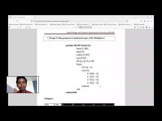 DDCO Lab Programs 5 to 8