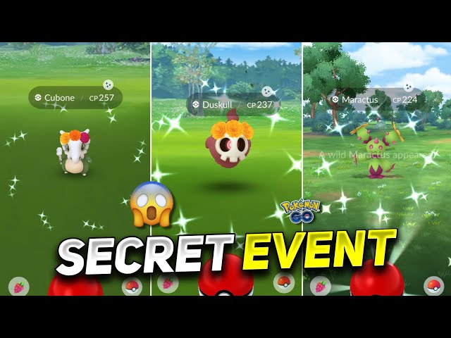 New Secret Event in Pokemon Go 2025 | Get Costume Shiny Cubone, Duskull and Shiny Maractus