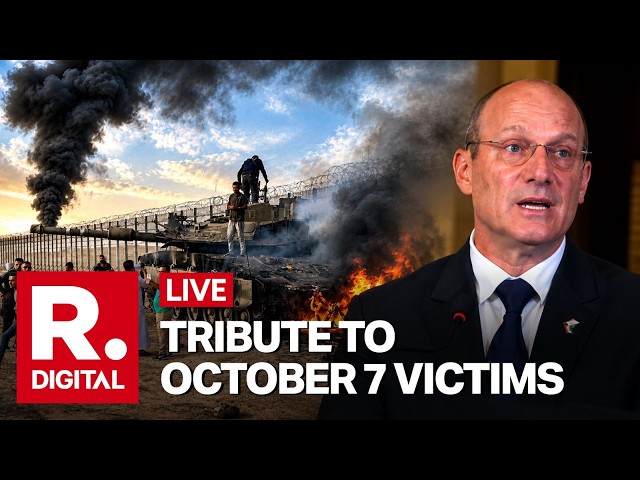 LIVE: Israel Embassy In Delhi Holds Commemoration For October 7 Attack Victims | Hamas | India