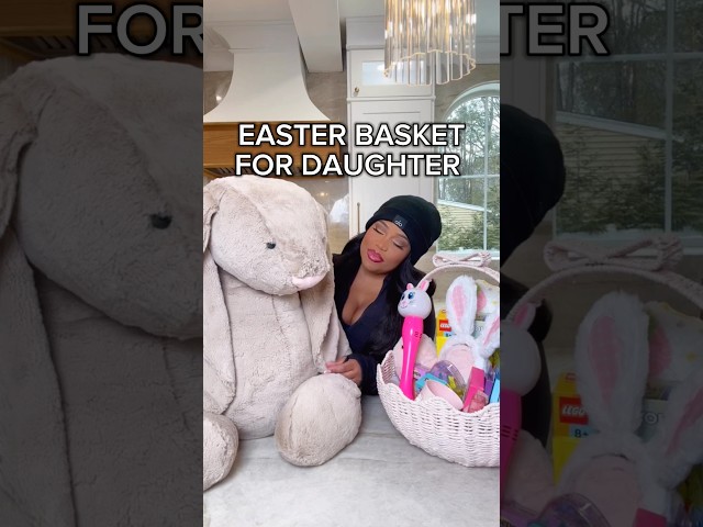 Her reaction is everything 🤩 #easterbasket #giftideas #momlife #giftbasket #sahm #easter #asmr