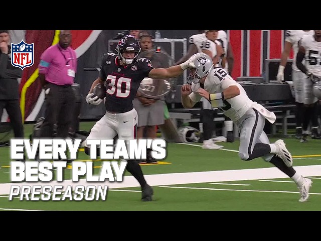 Every Team's Best Play of Preseason