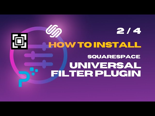 How to install Squarewebsites Universal Filter Plugin