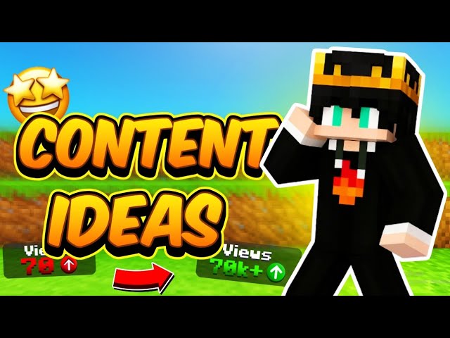 Easy Tricks to Find "Best Content Ideas"🤩For Minecraft Youtubers!🔥