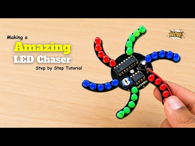 Amazing! Star LED Chaser Circuit