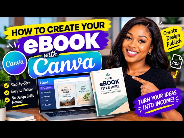 How to Create an eBook With Canva | Step-by-Step Tutorial for Beginners