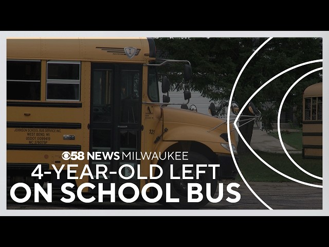 4-year-old child left alone on 100-degree school bus in Kewaskum, sheriff's office investigating