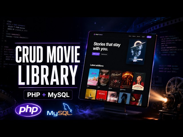 BUILDING CRUD MOVIE LIBRARY USING PHP, AND PDO MYSQL (with github code)