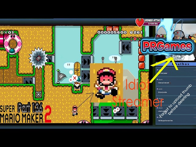 Q open - SMM2 pt136 (pls don't make me suffer) | Attack Streamer #ViewerLevels #ADHD #Furry