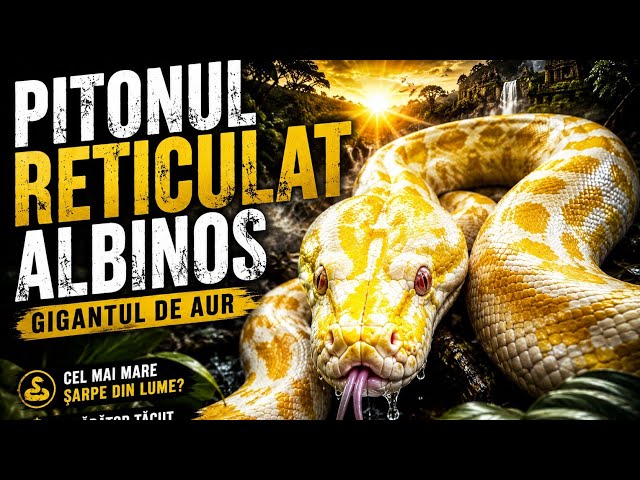 ALBINO RETICULATED PYTHON - the jungle's golden giant