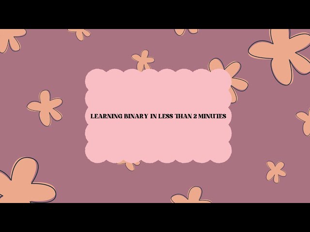 Learn Binary! (numbers only)