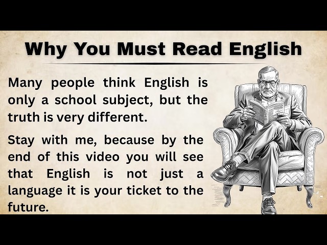 Why You Must Learn English Today ｜｜ Improve Your English Fast ｜｜ Beginner Level