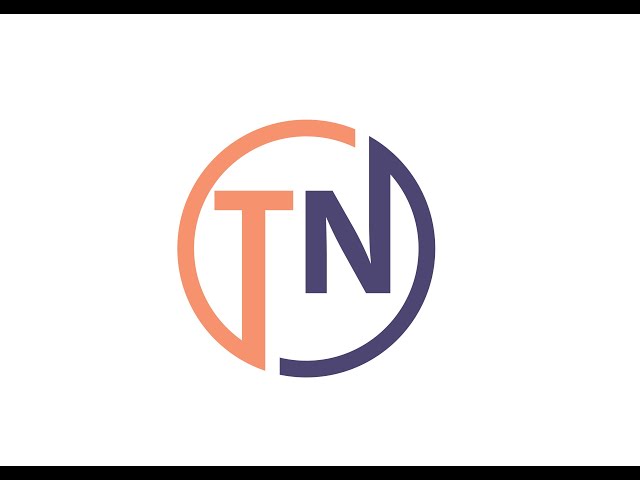 Modern TN Letter Logo Design in a Circle Adobe Illustrator Logo Tutorial Beginner Friendly