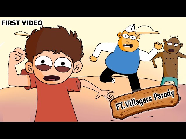 Indian Villagers Logic | ft.Villagers Parody | MY FIRST VIDEO#animation #notyourtype #cartoon #anime