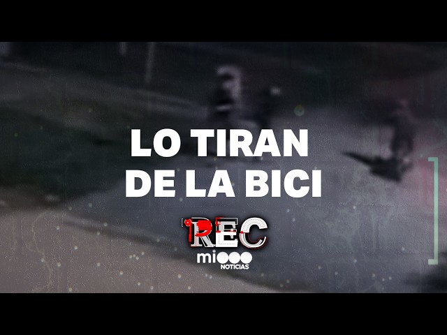 THEY KICK HIM OFF HIS BIKE - HE WITHSTANDS THE PUNCHES - #REC