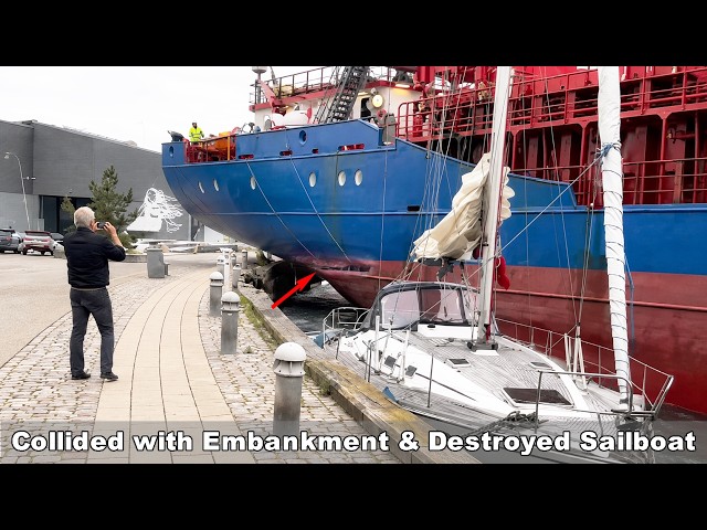 21 Most Terrifying Moments of Boats and Ships Crash Into Embankments Caught On Camera