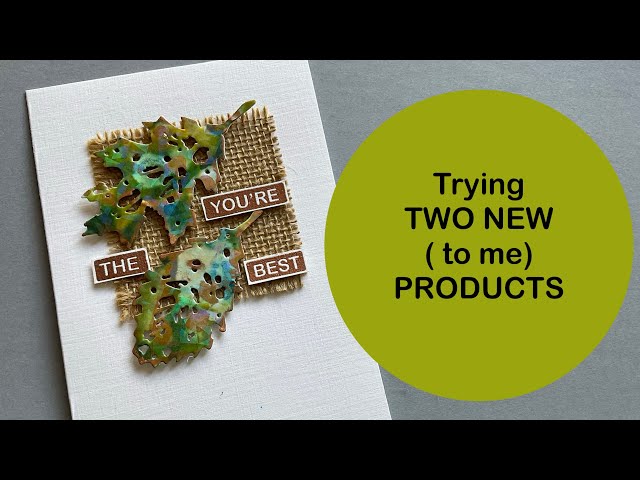 Trying out two new to me products