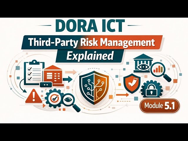 DORA ICT Third-Party Risk Management Explained | Module 5.1