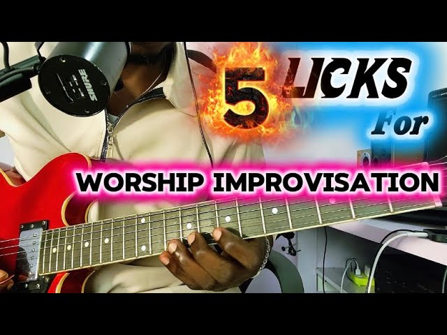 5 Professional Licks for Worship Improvisation | Sound Like a Pro on Sunday