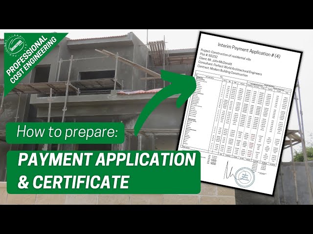 How To Prepare Payment Certificate For Projects | Contractor Payment Application