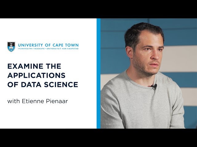 Common Data Science Applications | Learn Data Analysis with UCT