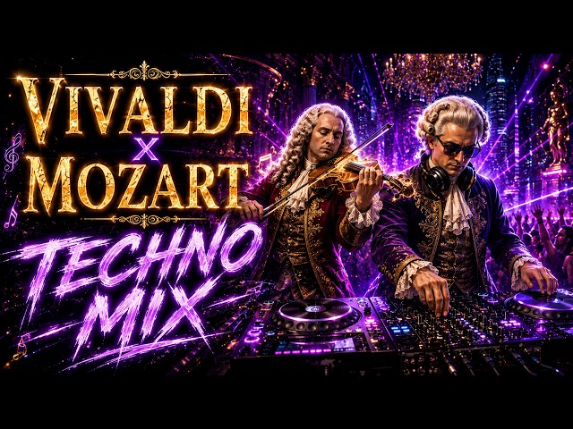 Vivaldi x Mozart Techno Mix 🔥 Epic Classical Music Meets Dark Melodic Techno