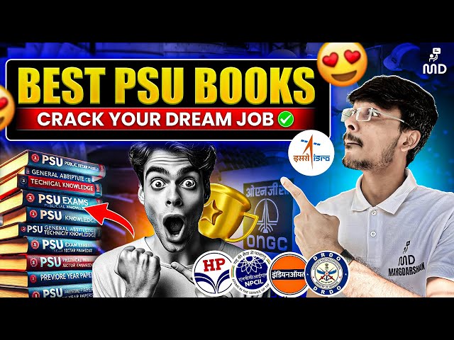 📚 Best Books to Prepare for PSU Exams | Crack Your Dream Job! 🚀