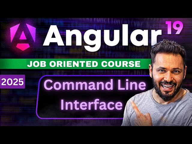 Angular 19 Tutorial #6 Angular CLI | command Line interface
