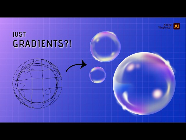 The Easiest Way to Make Glossy Vector Bubbles