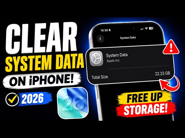 🚨iOS 26 - Borrar datos del sistema del iPhone