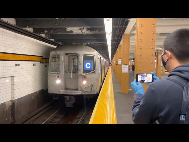 R46/R68 C Trains At 145th Street