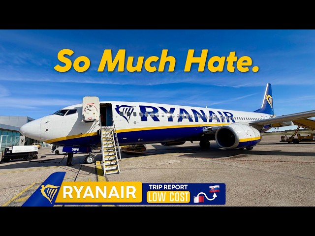 Everyone Hates RYANAIR...why? ✦ 737 Economy Class ✦ Malta to Bratislava (+ Regiojet Train to Prague)