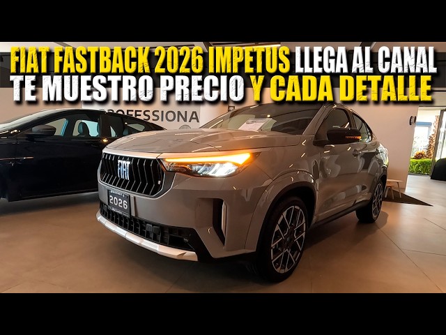 2026 FIAT FASTBACK ARRIVES ON THE CHANNEL 🔴 I'LL TELL YOU THE PRICE AND EVERY DETAIL