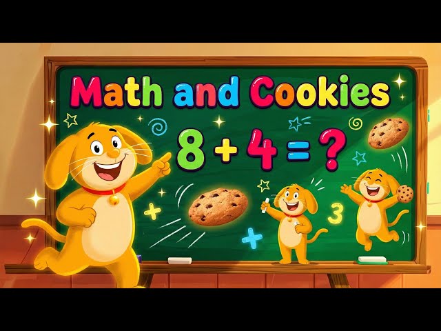 Chubster's Cookie Adventure! 🐶 Learning Addition with a Dog for Kids!