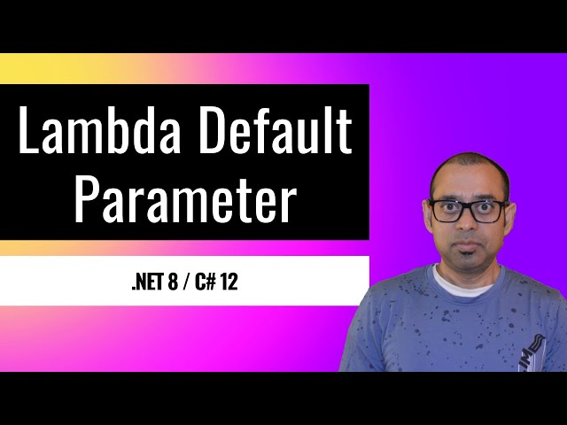 Lambda default parameter in C# 12/.NET 8