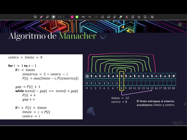 9a - Advanced Algorithms - Manacher's Algorithm for the Longest Palindromic Substring