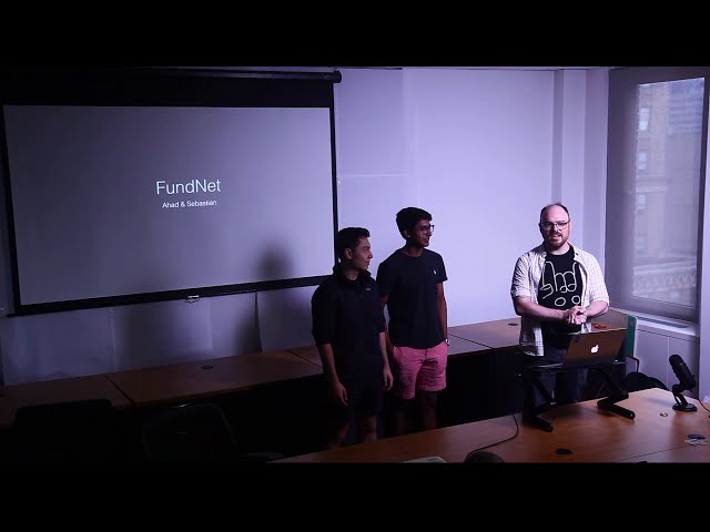 Byte Academy Demos - Ahad Badruddin & Sebastian Charmot present FundNet  - Aug/13/2019