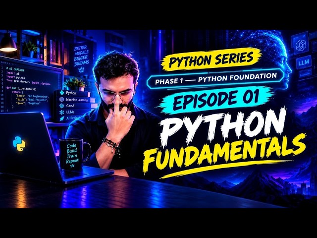 Python Fundamentals for Beginners 🐍 | Syntax, Statements & How Python Works | Episode 1