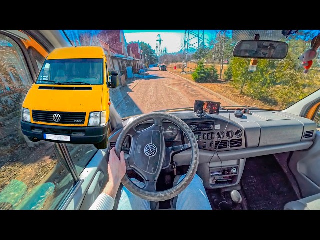 Old VW LT Van with 700k km Still Runs? 2.5 TDI (Chip ~135 hp) POV Drive 古いバンと、まだ実行されます