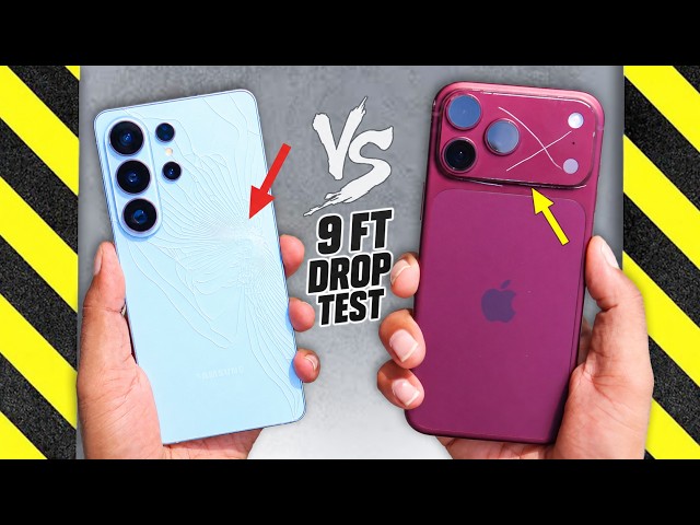 iPhone 18 Pro Max vs Samsung S26 Ultra vs iPhone 17 Pro Max vs 18 Pro - Drop Test !