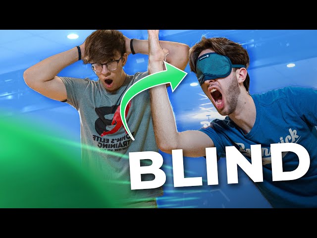 Bohn Bros Bowling BLINDFOLDED!