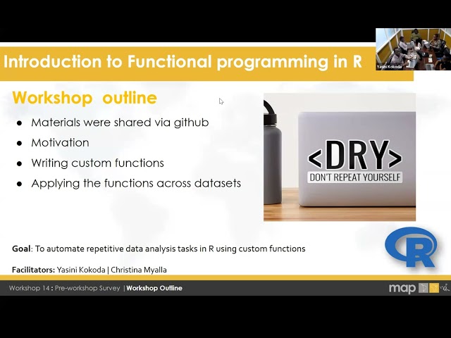 MAP ECR Training and Mentorship Program: Intro to Functional Programming