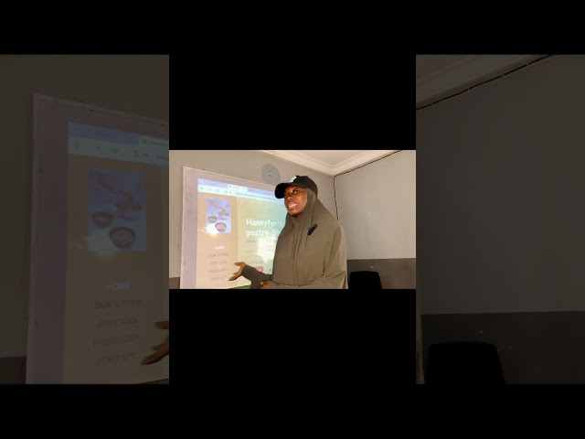 Our #Codepink student Hassan Hanifa displays her Coding Skills.