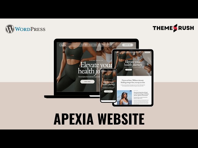 How to Install & Customize Apexia – Fitness Coach WordPress Website Template | Launch Fast!