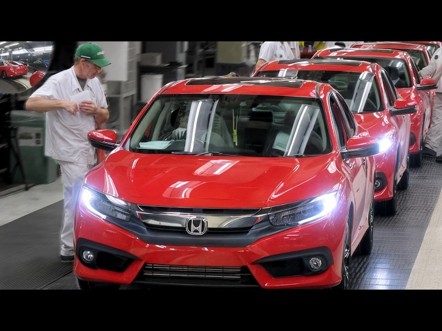 Honda Civic Factory tour: Secrets of US Honda $3.9 Billion Car Factory: Inside Honda Assembly line
