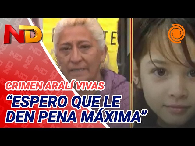 ARALÍ VIVAS MURDER: Her AUNT reveals the MOTHER'S attitude before the VERDICT