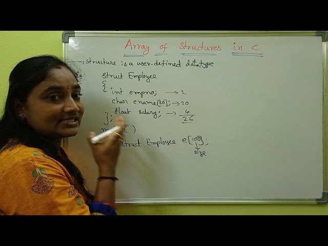 C Language || Structures in C || Part-2: Array of Structures || Telugu Skit Tutorials