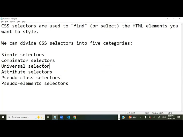 CSS SELECTORS