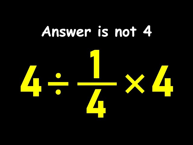 This Simple Math Question Stumps Everyone!