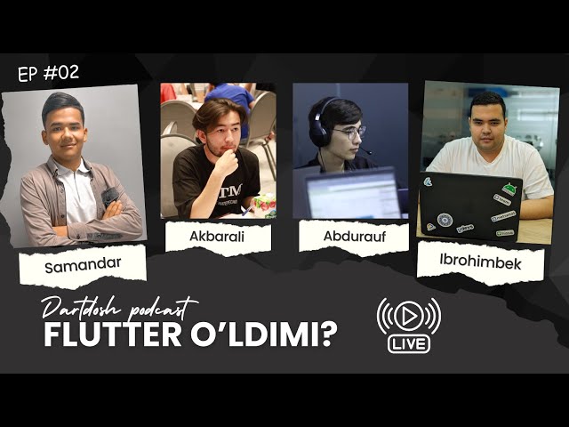 Flutter o'ladimi? Viloyatlardagi AyTi Ta'lim, Localization PRO | Dartdosh podcast #2
