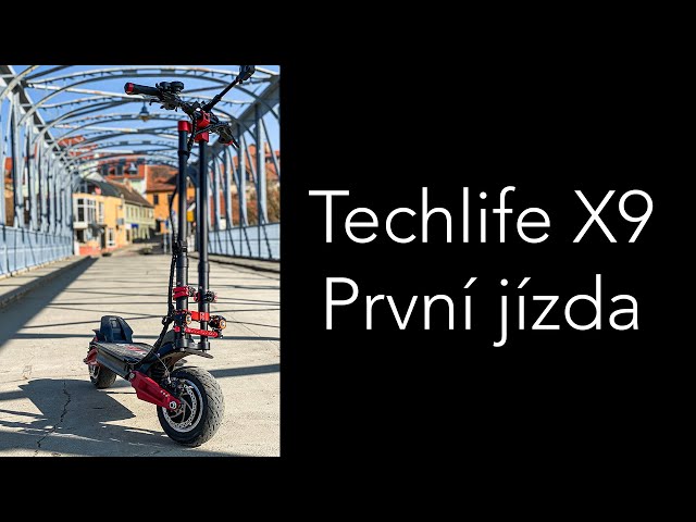 Techlife X9 první jízda - zvládnu zkrotit 6000W monstrum?